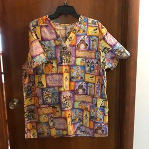 Halloween Scrub top